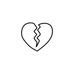 hand drawn heart doodle