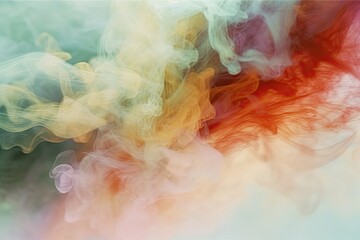 smoke clouds sky wave water card greeting texture abstract defocused colors pastel season summer...