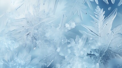  Ice Leaf Snowflake Winter Background