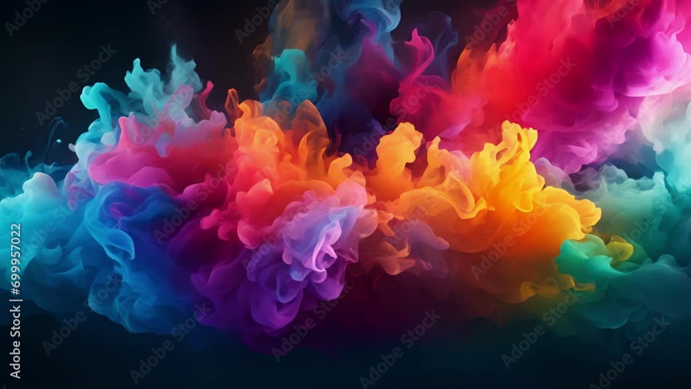 Poster experience a visual symphony of synesthesia, where sound and color merge into a mesmerizing dance of