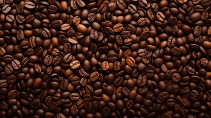 Obraz premium Coffee Beans Background. Wallpaper, Texture, Cafe 
