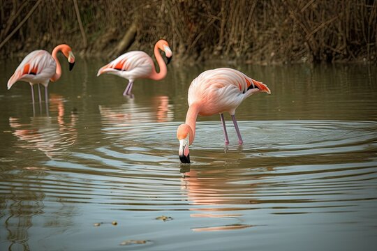 Frankreich Camarque Flamingos