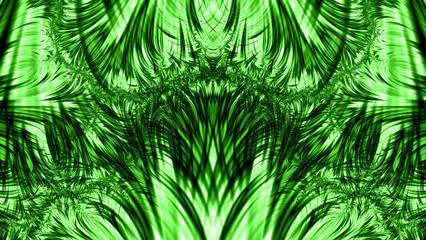 stylized foliage green with brown in closeup