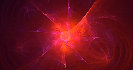 Obraz premium 3D manual rendering abstract fractal light background