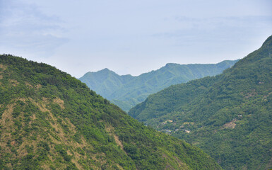 landscape in the mountains