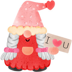 Valentines Day gnome