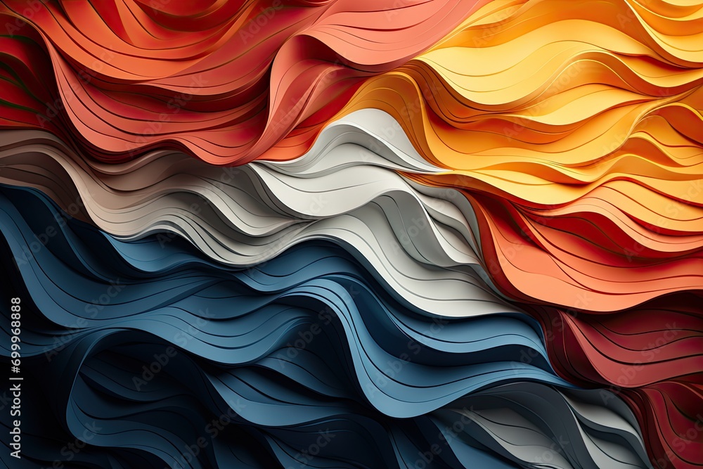 Poster bright, multicolored abstraction techniques using various methods, background, illustration for cove