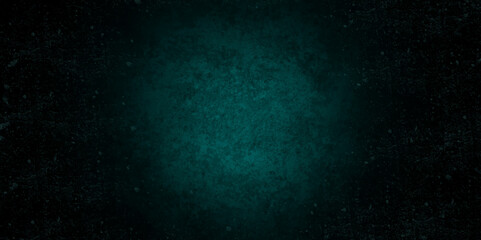 Abstract dark mint old concrete wall background .mint vintage seamless grunge background texture .concrete overlay aquarelle painted paper texture design .