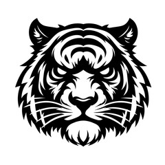 Tiger black and white