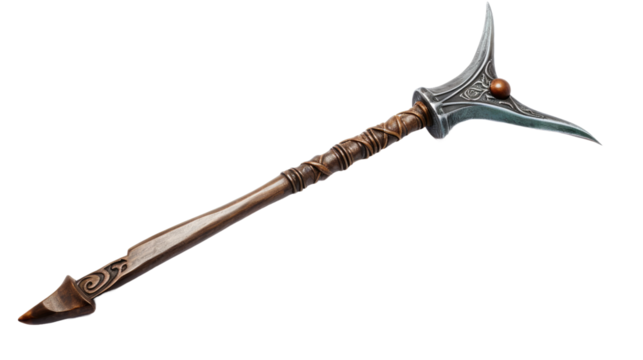 Harpoon isolated on white or transparent background