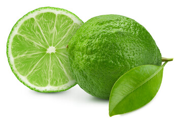 Lime isolated on white background