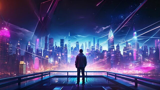 Embark on a cinematic trip through a neonlit cityscape, where the boundaries between reality and dreams blur, and stunning visuals collide with pulsating beats.