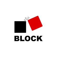 block logo design