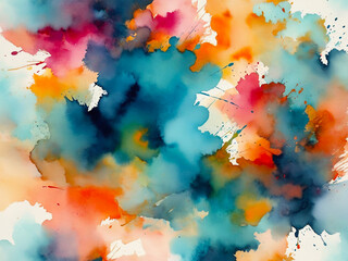 Haind painted watercolor background