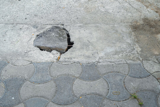 Drainage channels that are perforated and damaged can cause accidents