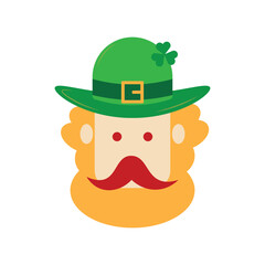 St Patricks Day Face