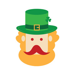 St Patricks Day Face