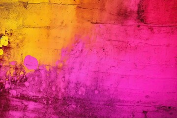 header website panoramic wide banner web surface wall concrete rough old toned design space backdrop colorful gradient bright modern background abstract magenta purple pink yellow