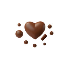 heart shaped chocolate