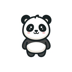 Fototapeta premium panda bear cartoon
