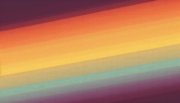 Retro color palette background geometric lines seventies wallpaper.