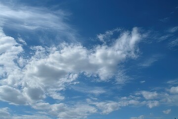 Fototapeta na wymiar daytime clouds white sky blue