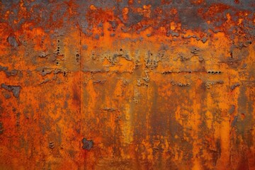 banner wide design space copy background rust texture corrosion stressed background grunge red orange modern texture rusty