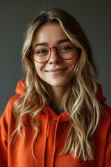 Fototapeta premium Elegant eyewear in a chic portrait