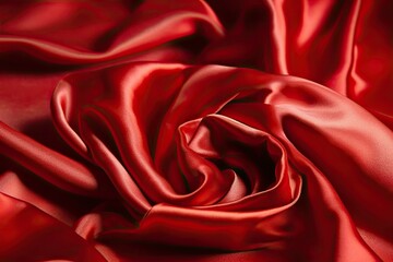design space background silky beautiful surface fabric shiny folds satin silk red bright