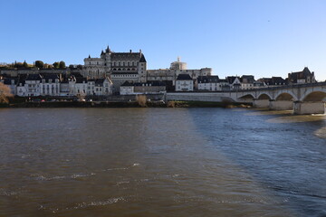 Vue d'ensemble de la ville, ville de Amboise, département de l'Indre et Loire, France