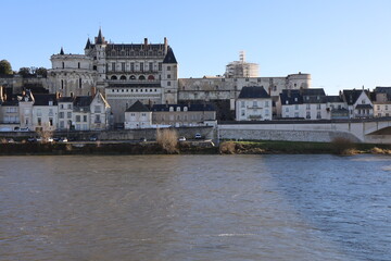 Vue d'ensemble de la ville, ville de Amboise, département de l'Indre et Loire, France