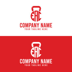 EAC initial kettlebell logo, EAC initial logo, EAC logo