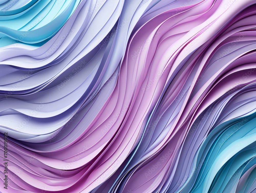 Poster abstract wavy background. 3d rendering, 3d illustration. generative ai