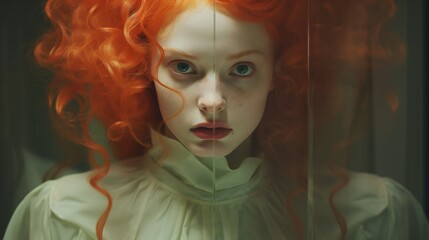 Silent Struggles: A woman's portrait depicting the internal turmoil and silent battles against bullying