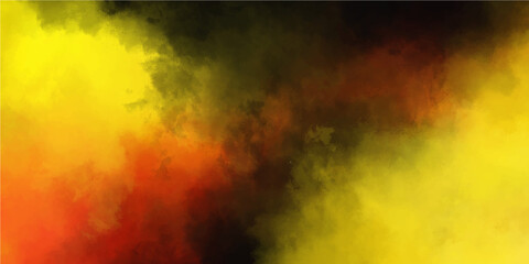 Yellow Red Black texture overlays smoky illustration,fog and smoke.smoke swirls brush effect.design element cumulus clouds.isolated cloud reflection of neon vector illustration transparent smoke.
