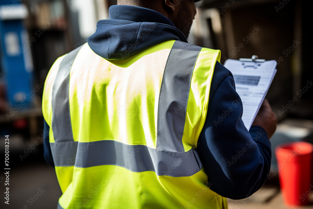 Aufkleber close up pic of foreman nothing at site bokeh style background