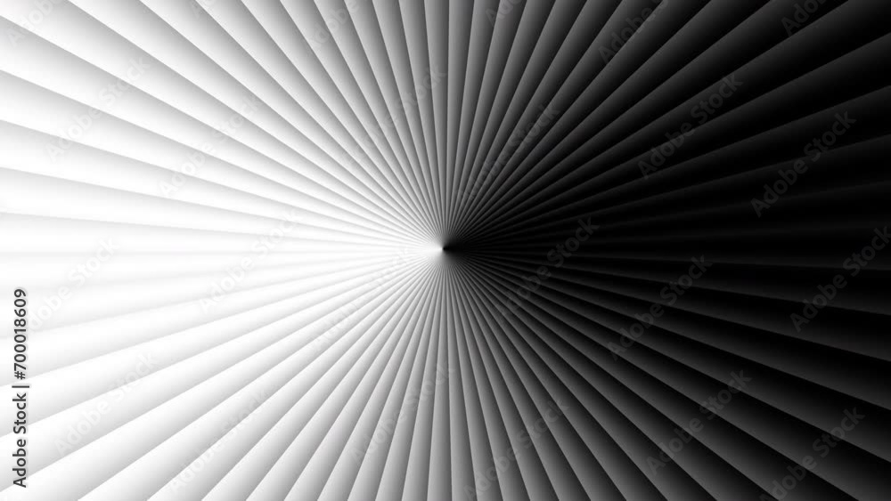 Aufkleber Moving circular gradient. Seamless loop footage.