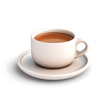Coffee cup 3D render