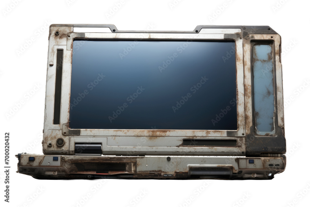 Poster rugged laptop that is designed for use in harsh environments