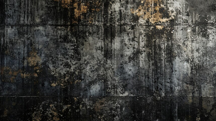 Black wall grunge background