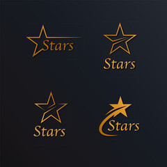 Star logo vector design template for business