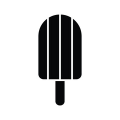 ice cream icon vector design template simple and clean