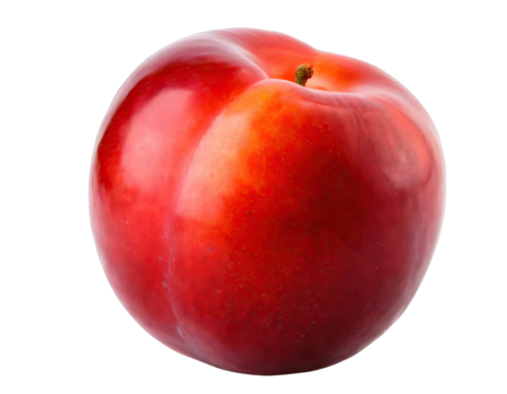 red plum - isolated on transparent backgorund