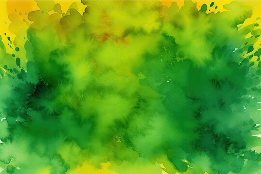 design space copy background green watercolor background abstract green yellow