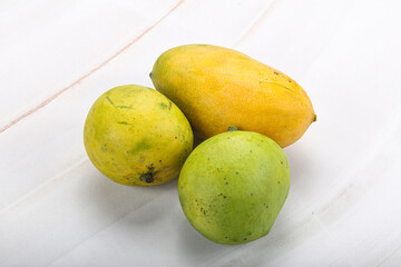 Fresh sweet and juicy mango heap