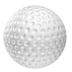 Golf ball isolated on white 
png