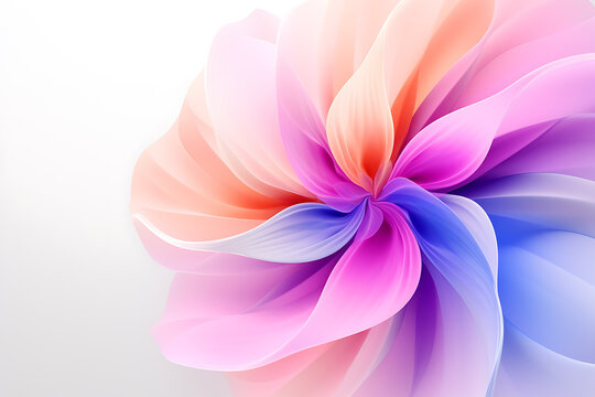 Flower abstract colorful background