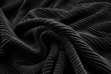 fabric ribbed durable background white black corduroy folds wavy soft