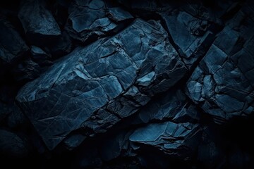 backdrop rock volumetric texture mountain toned background grunge blue deep background stone black abstract