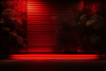 red background neon 